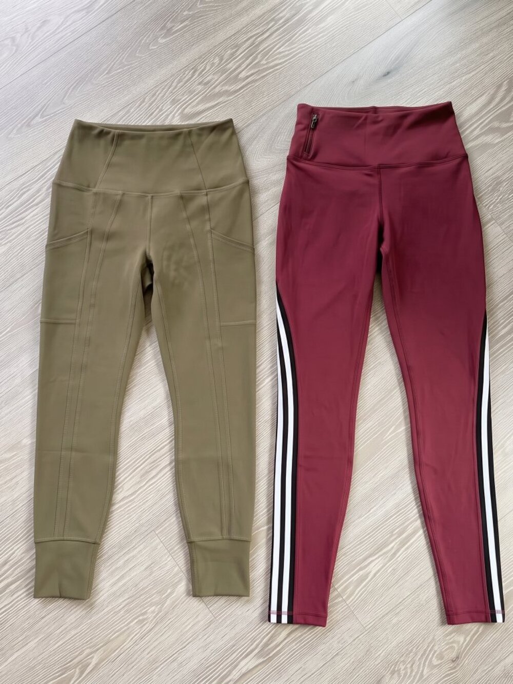 Lot of 2 FP Movement Free People XS High Rise Leggings Utility Cargo Track Zip